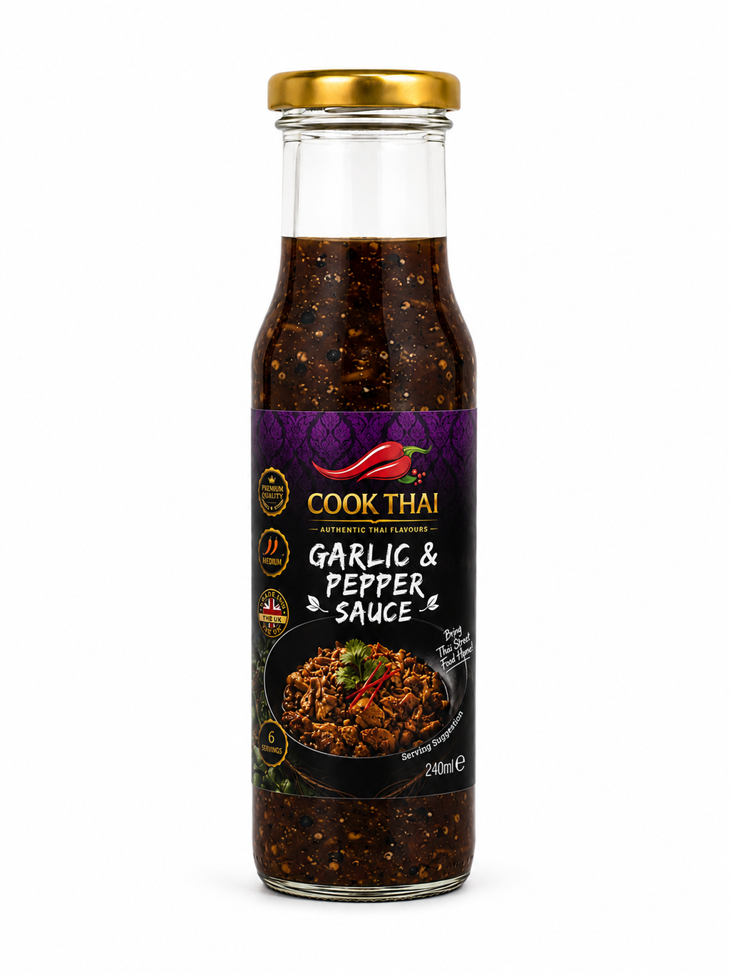 Cook Thai Garlic & Pepper Sauce — Bold, Fragrant & Irresistibly Savoury