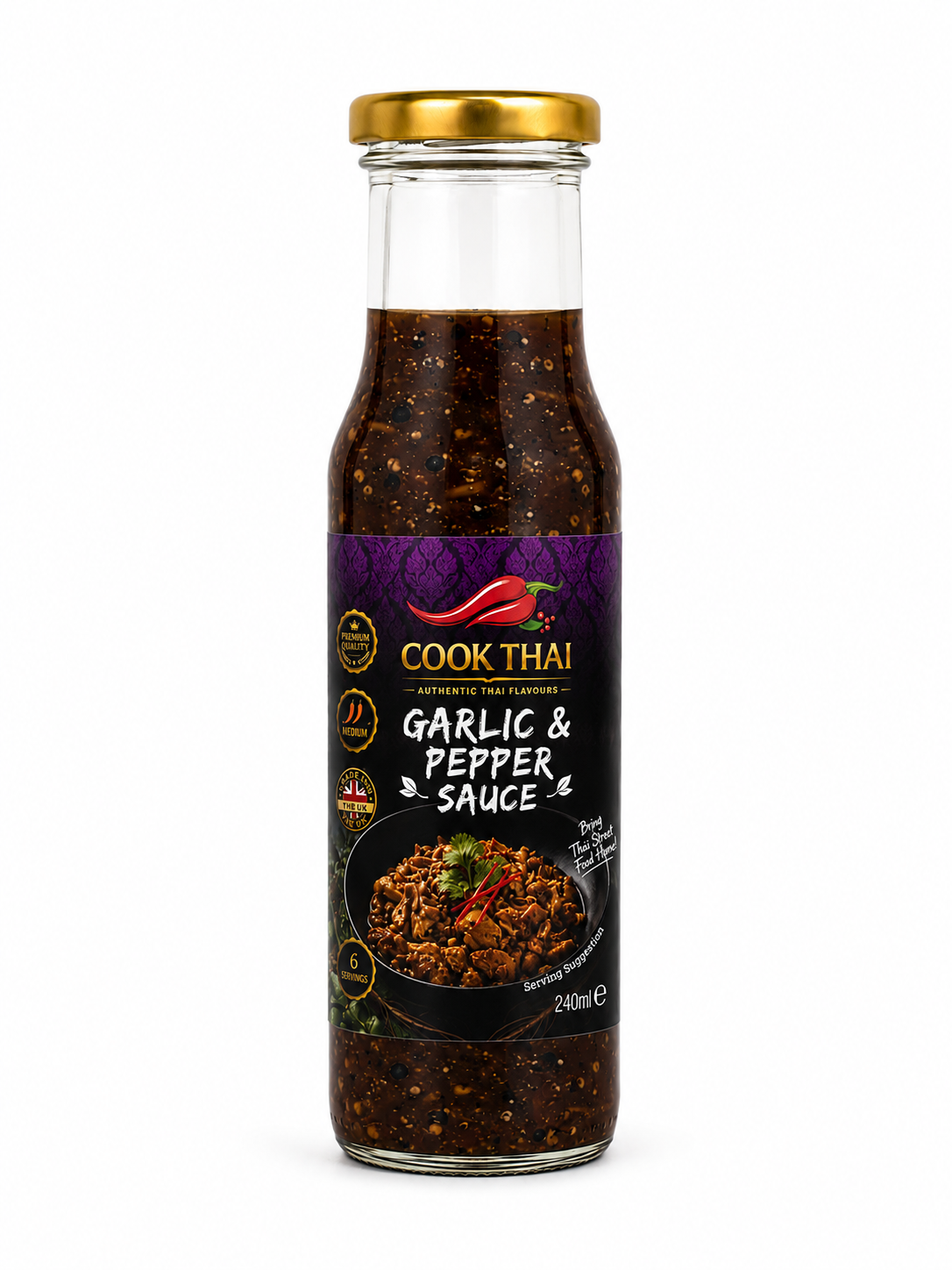 Cook Thai Garlic & Pepper Sauce — Bold, Fragrant & Irresistibly Savoury